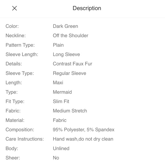 Plus Size Emerald Green Fuzzy Trim Mermaid Hem Glitter Bridesmaid Dress - Picture 8 of 10